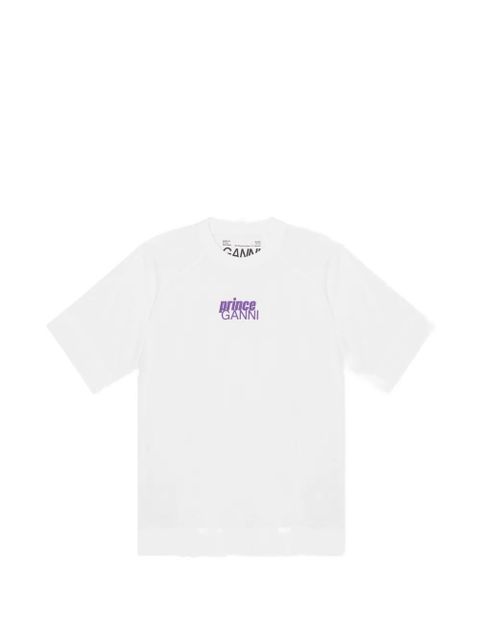 GANNI x Prince logo T-shirt - White - zdjęcie produktu nr 1