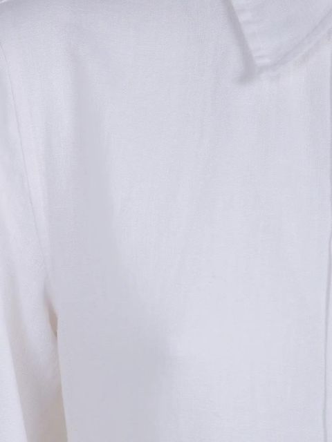 Lauren Ralph Lauren belted button-up dress - White