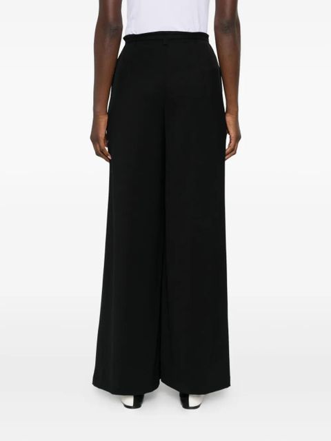 Eleh pleat-detail wide-leg trousers - Black - zdjęcie produktu nr 2