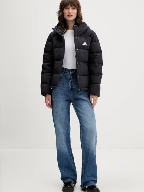adidas kurtka puchowa Helionic kolor czarny zimowa JN2086
