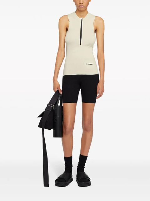 Jil Sander seamless cotton shorts - Black - zdjęcie produktu nr 2