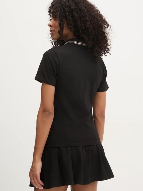 Guess polo SUZANNE damski kolor czarny V5RP02 KCOK1