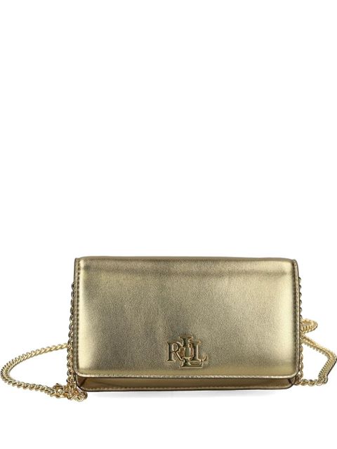Lauren Ralph Lauren logo chain clutch bag - Gold - zdjęcie produktu nr 1