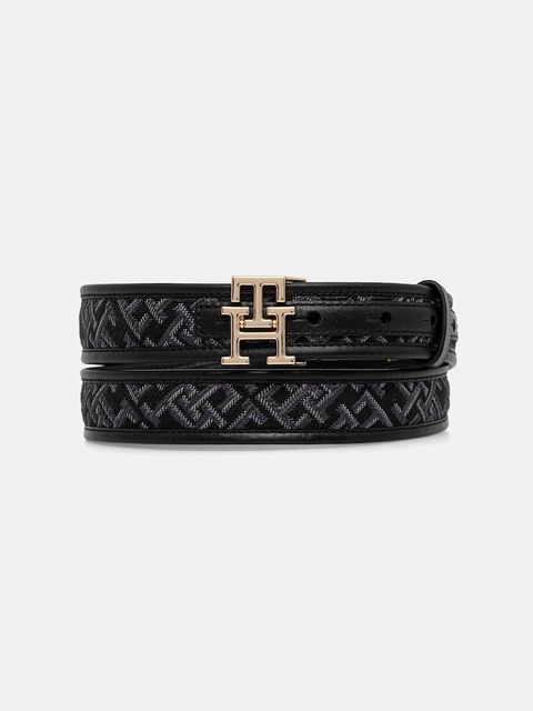 Tommy Hilfiger pasek damski kolor czarny AW0AW17764 - zdjęcie produktu nr 1