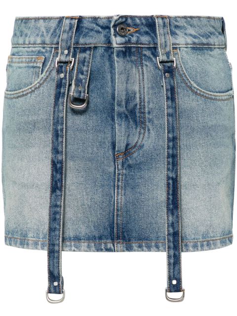 Off-White denim cargo mini skirt - Blue - zdjęcie produktu nr 1