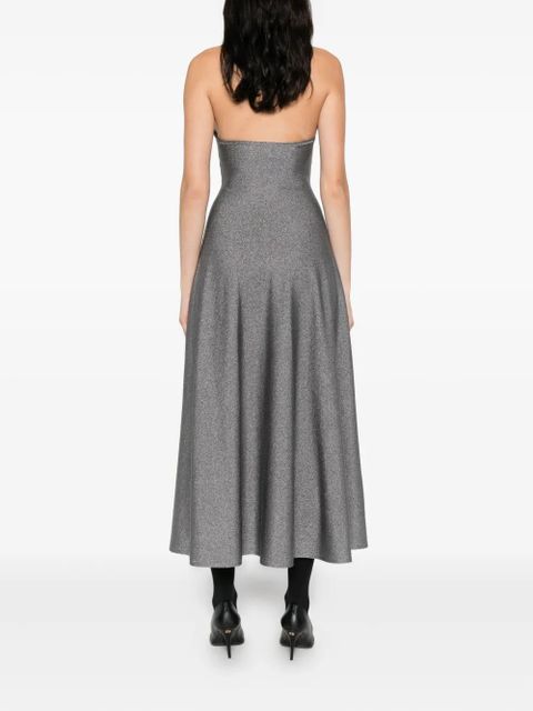 KHAITE Melina midi dress - Grey