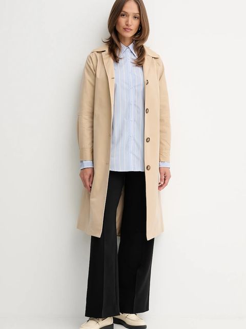 Pedro del Hierro koszula damska kolor niebieski regular z kołnierzykiem klasycznym 6632938 - zdjęcie produktu nr 2