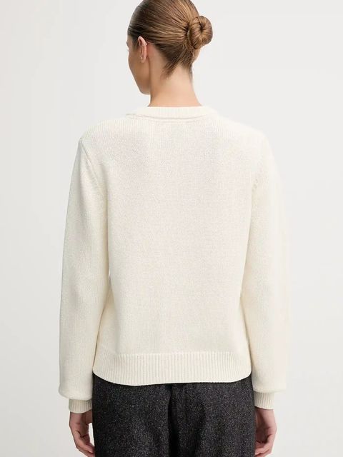 Pepe Jeans sweter bawełniany damski kolor beżowy PL7000024 - zdjęcie produktu nr 2