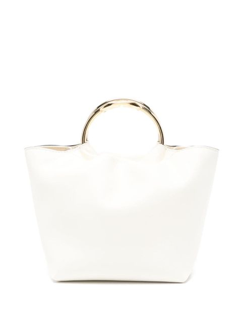 Valentino Garavani VLogo leather tote bag - White - zdjęcie produktu nr 1