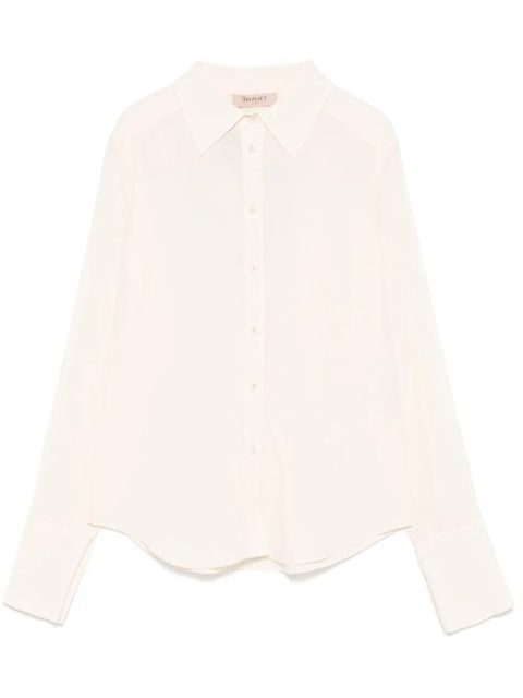 TWINSET georgette shirt - Neutrals - zdjęcie produktu nr 1