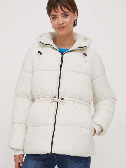 Pepe Jeans kurtka Misty damska kolor beżowy zimowa