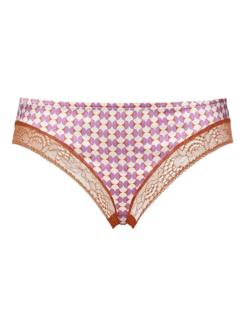 ERES Duo lace tanga - Purple - zdjęcie produktu nr 1
