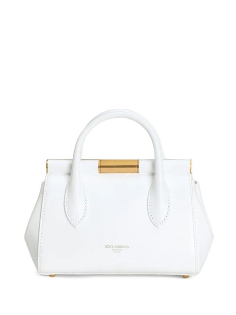 Dolce & Gabbana leather tote bag - White - zdjęcie produktu nr 2