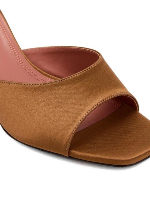 Amina Muaddi 70mm Lupita sandals - Brown