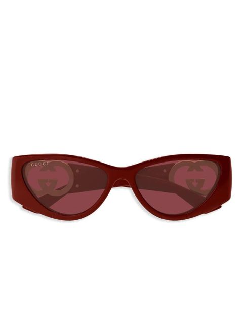 Gucci Eyewear cat-eye sunglasses - Red - zdjęcie produktu nr 1