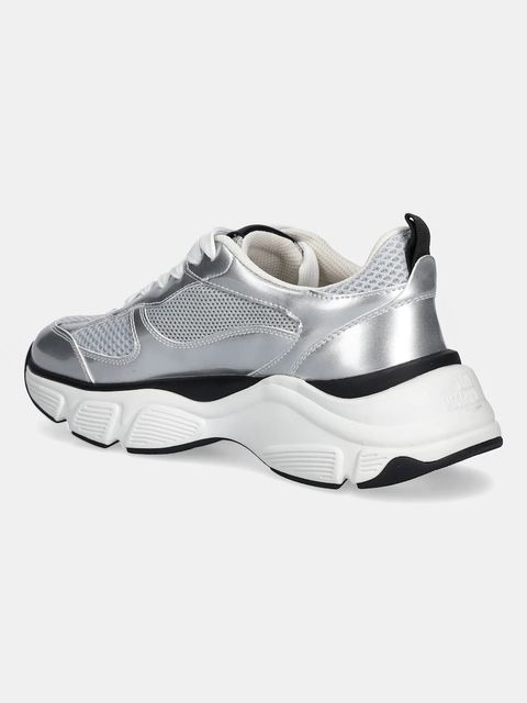 Love Moschino sneakersy damskie kolor srebrny JA15246G1NIQE90A