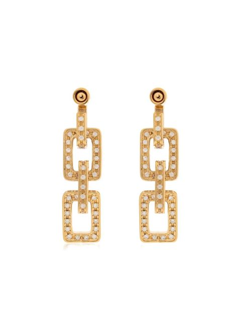 Marni crystal-embellished earrings - Gold