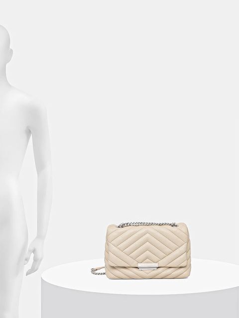 Armani Exchange torebka kolor beżowy 949122 4R742