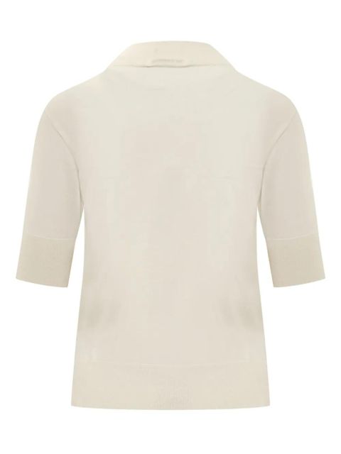 Jil Sander shot-sleeve T-shirt - White