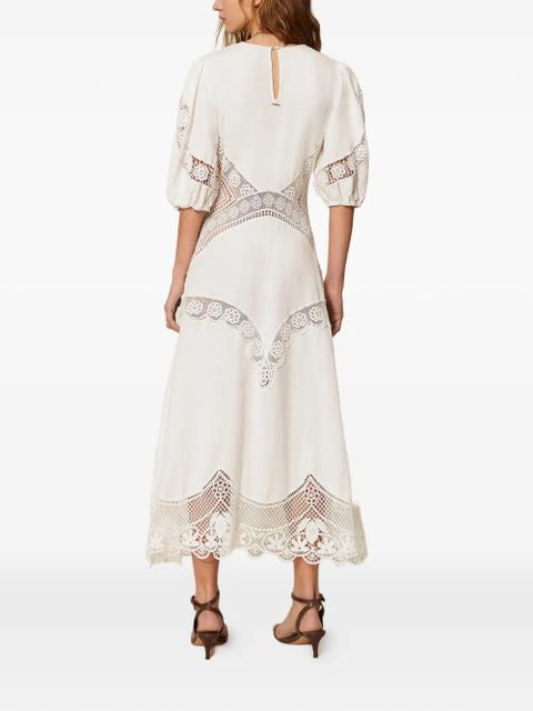 TWINSET lace-detail dress - White