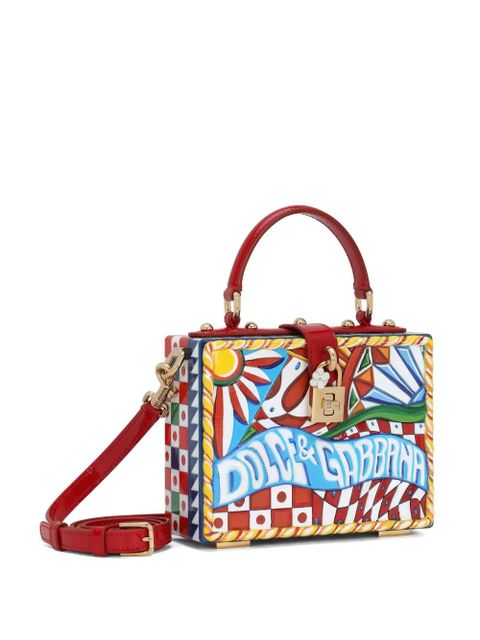 Dolce & Gabbana Dolce Box Carretto-print tote bag - Red
