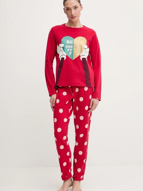 United Colors of Benetton piżama bawełniana - zdjęcie produktu nr 1