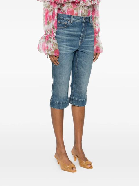 Chloé belt-loop pocket shorts - Blue
