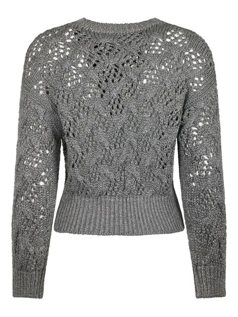 Max Mara Pilade openwork sweater - Grey - zdjęcie produktu nr 2