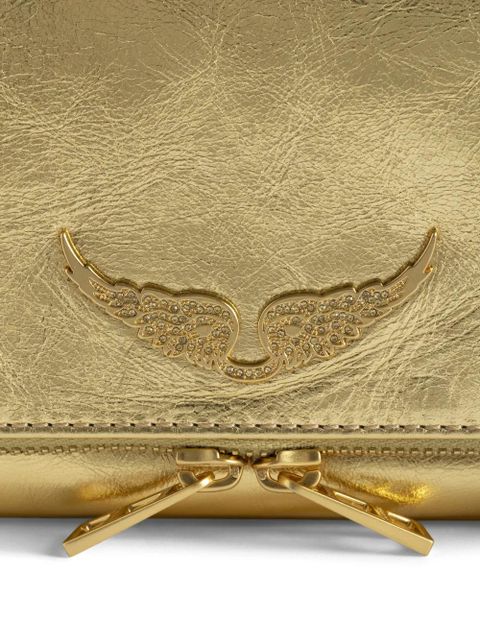 Zadig&Voltaire metallic-effect chain shoulder bag - Gold