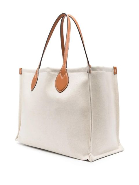 Gucci medium Gucci-print tote bag - Neutrals