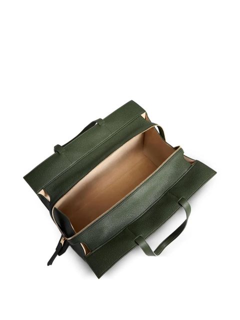 KHAITE Pebbled leather zip handbag - Green