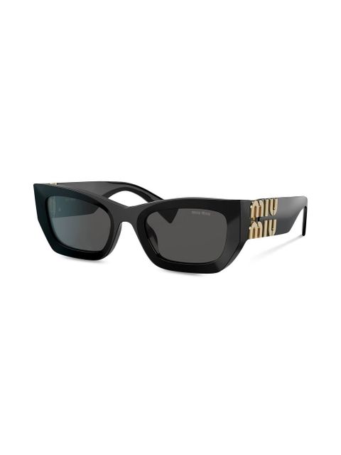 Miu Miu Eyewear rectangle frame sunglasses - Black