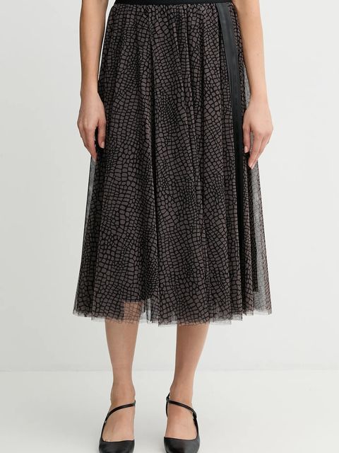 Joop! spódnica kolor brązowy midi rozkloszowana 30048633 - zdjęcie produktu nr 1