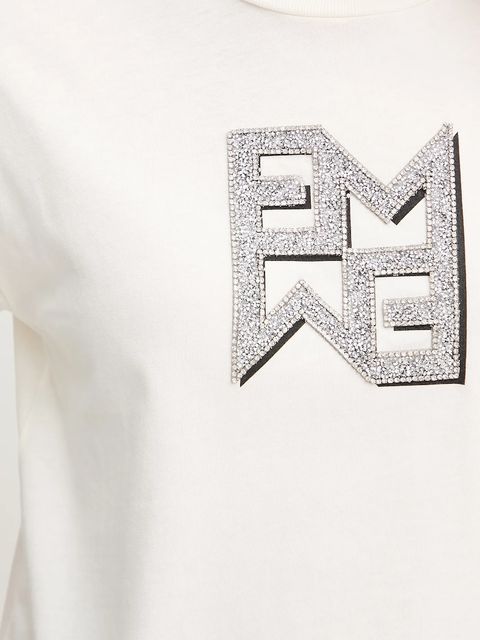 Marella t-shirt bawełniany Emme by Marella damski kolor beżowy 2525976021200