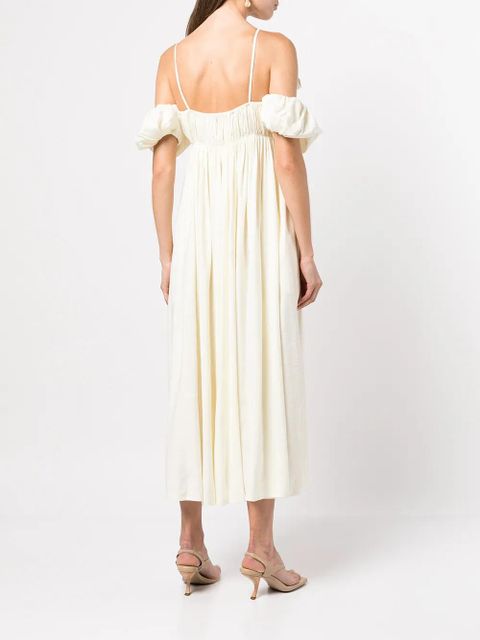 Cult Gaia Starla off-shoulder dress - White