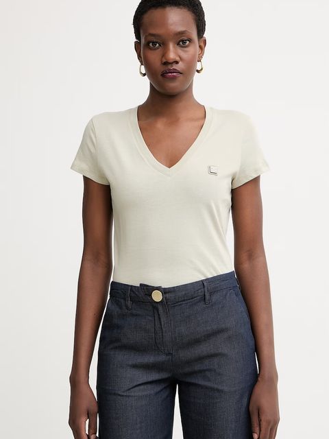Armani Exchange T-shirt damski bawełniany - zdjęcie produktu nr 1