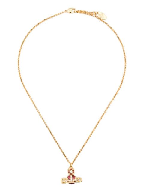 Vivienne Westwood Kitty pendant necklace - Gold - zdjęcie produktu nr 1