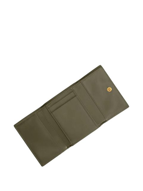 Dolce & Gabbana zip-up plaque wallet - Green