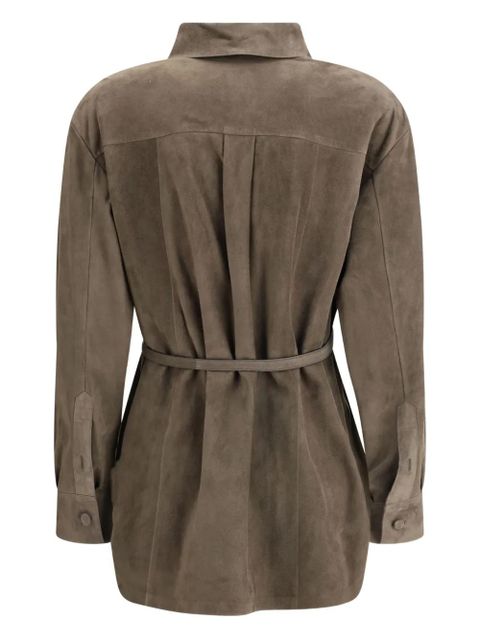 FENDI suede shirt - Grey