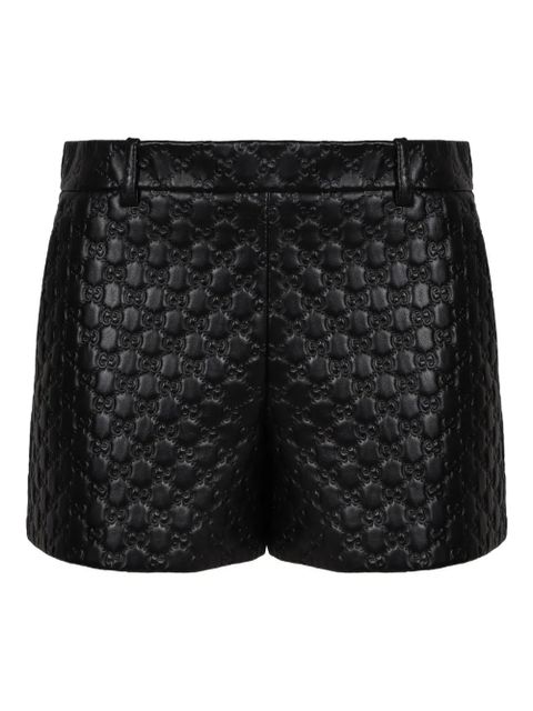 Gucci GG-embossed shorts - Black - zdjęcie produktu nr 1