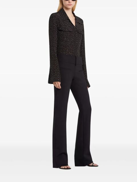 Courrèges splattered-paint print shirt - Black - zdjęcie produktu nr 2