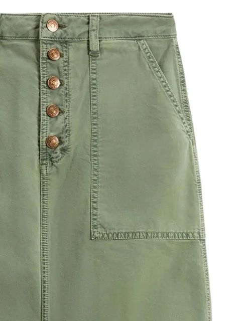Ulla Johnson button-up patch-pocket skirt - Green - zdjęcie produktu nr 2