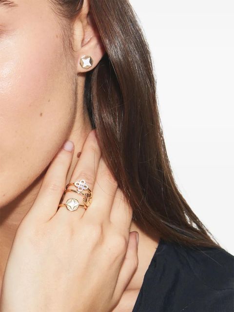 Tory Burch Mother of Pearl stud earrings - Gold - zdjęcie produktu nr 2