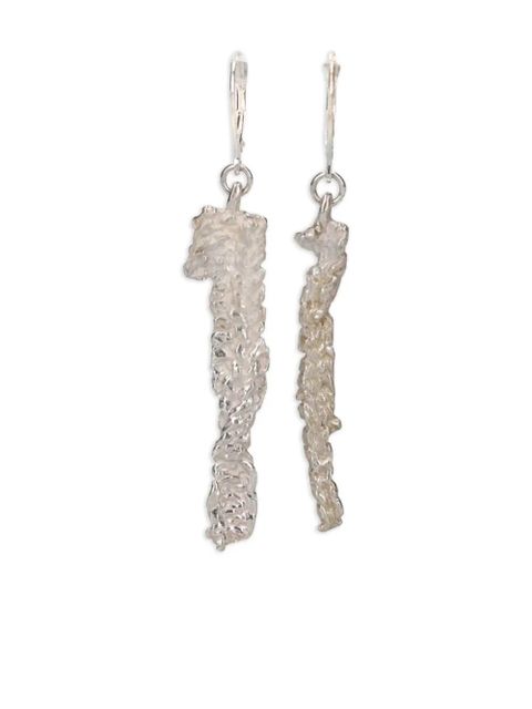 OUR LEGACY Casted Knit earrings - Silver - zdjęcie produktu nr 1