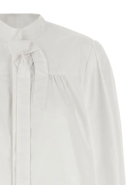 Prada bow-ruffled shirt - White - zdjęcie produktu nr 2
