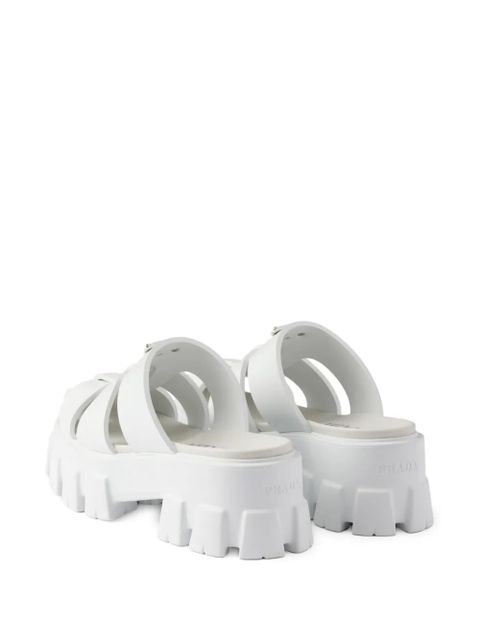 Prada Monolith mules - White