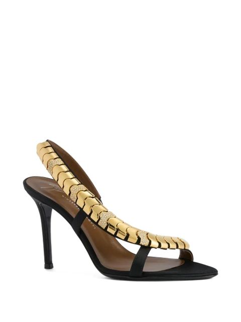 Giuseppe Zanotti 90mm Gz Dafne rhinestones-embellished sandals - Black