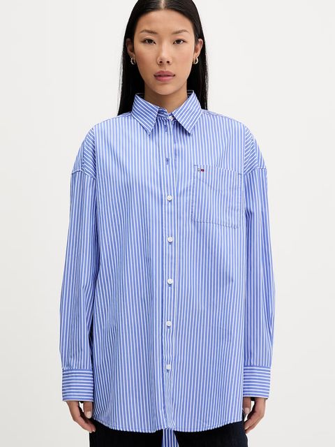 Tommy Jeans koszula damska bawełniana - zdjęcie produktu nr 1