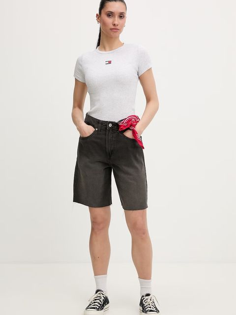 Tommy Jeans t-shirt damski bawełniany z elastanem - zdjęcie produktu nr 1