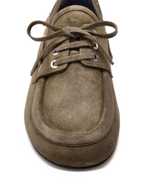 Proenza Schouler leather loafers - Green - zdjęcie produktu nr 2